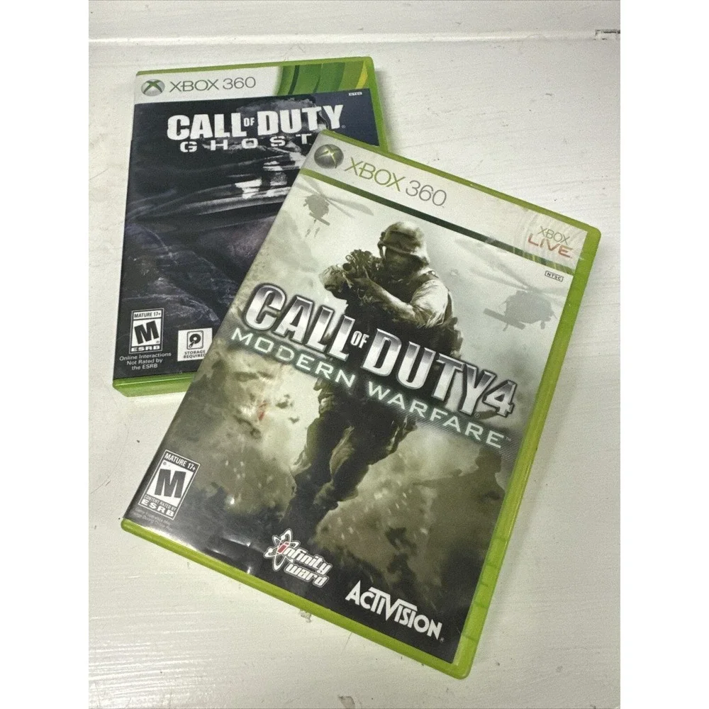 Call of Duty 4: Modern Warfare -- Platinum Hits (Microsoft Xbox 360, 2010) Ghost